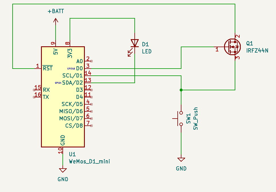 Quick and dirty Lithium battery-powered Wemos D1 Mini – Hal9k